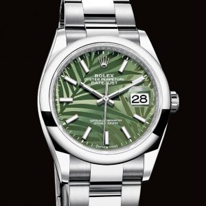 Replica Rolex Datejust 36 Stainless Steel Green Palm 126200-0020 Review