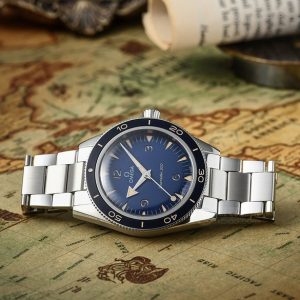 Replica Omega Seamaster 300 Blue Dial Steel Watch 234.30.41.21.03.001
